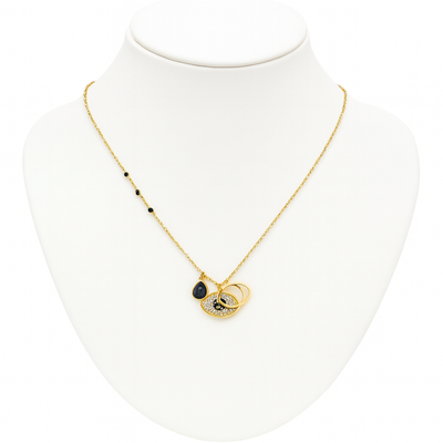 Evil Eye Anti Tarnish Necklace Daily Wear