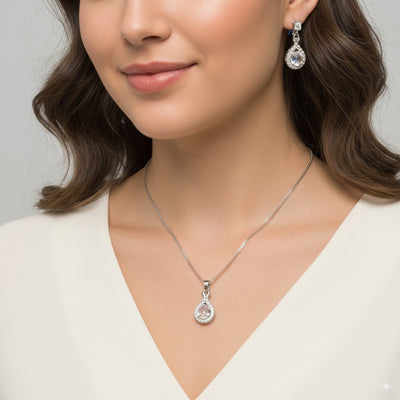 Meama Pendant Set With Earrings