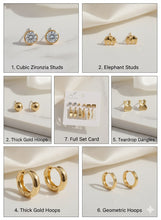 Earring combo Set: 6 Pairs for Every Style - Studs, Hoops & Dangles