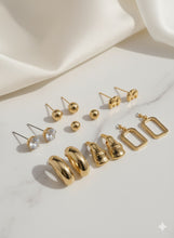 Earring combo Set: 6 Pairs for Every Style - Studs, Hoops & Dangles